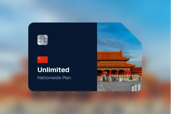 China eSIM-Karte mit unbegrenzten High-Speed-Daten