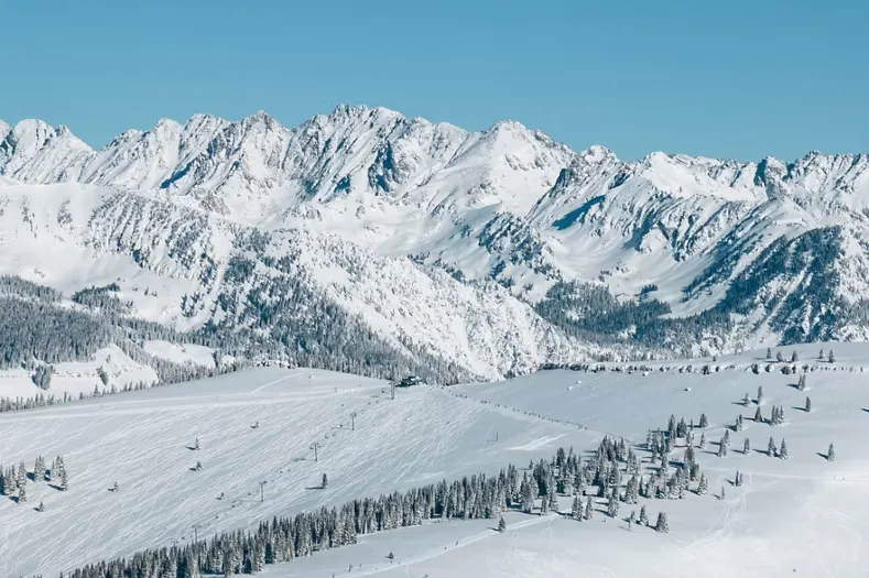 Back bowl of Vail Ski Resort