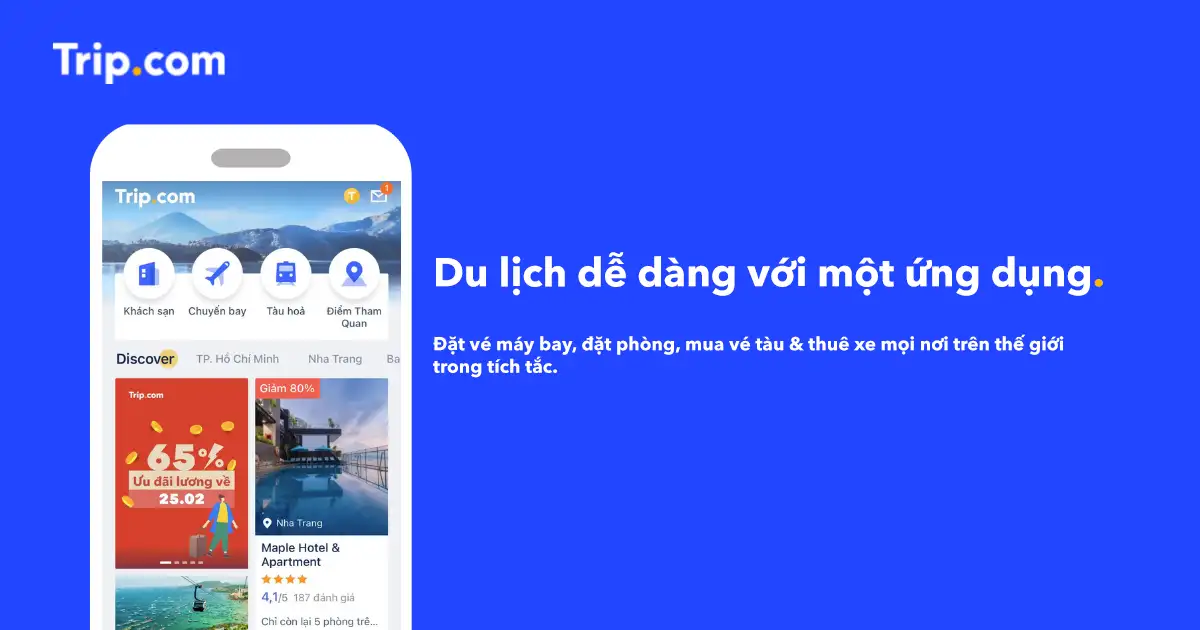 bài viết du lịch trip.com - ứng dụng trip.com
