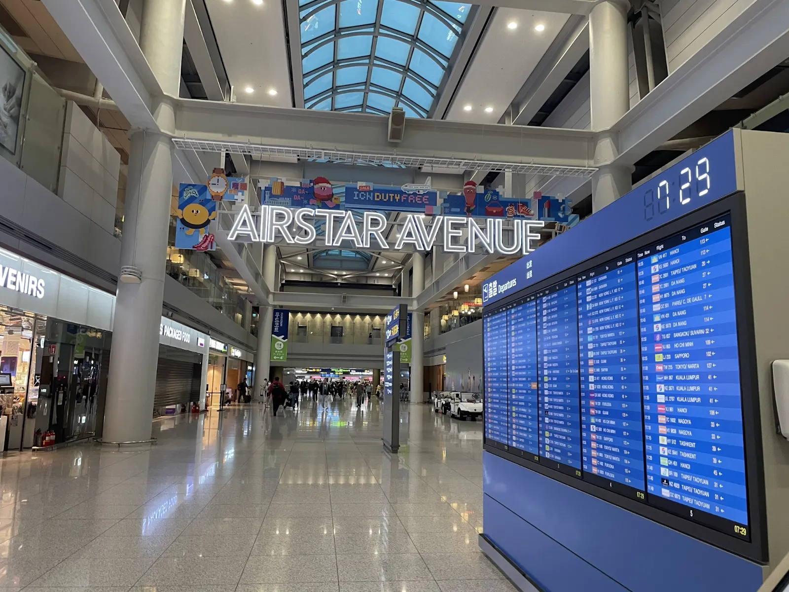 19:00｜仁川国際空港到着