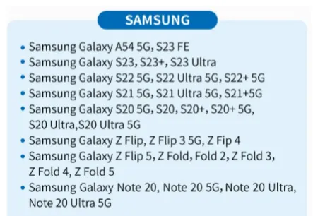 韓国eSIMの対応機種