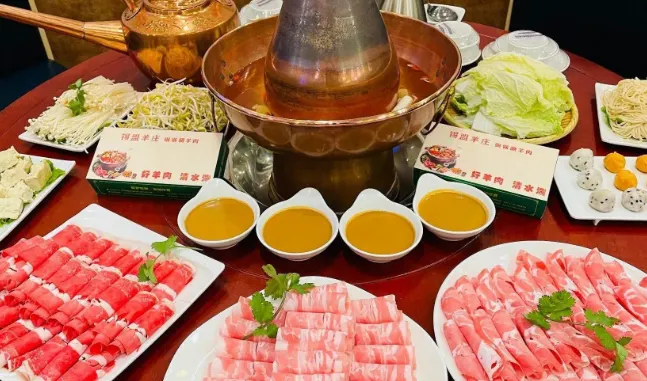 hot pot lamb (涮羊肉)