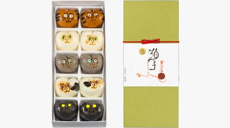 稲豊園「猫子まんじゅう」