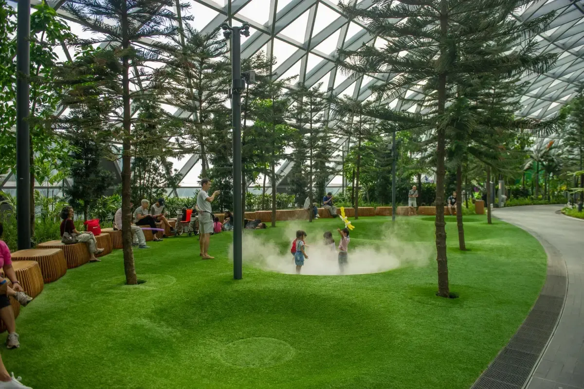 Аэропорт Jewel Changi: парк Canopy