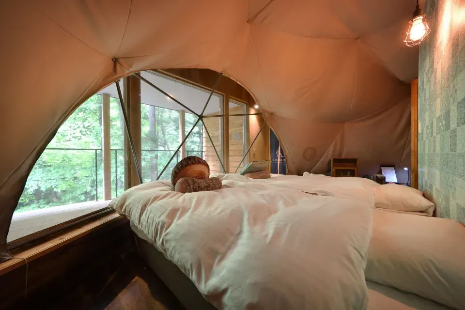 温泉グランピング シマブルー