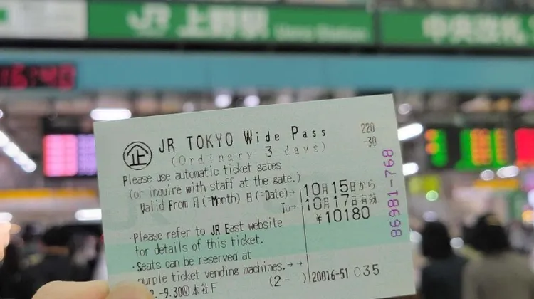 JR PASS東日本廣域周遊券車票