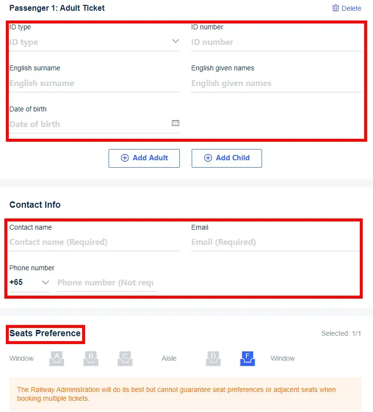 Book China train ticket on Trip.com