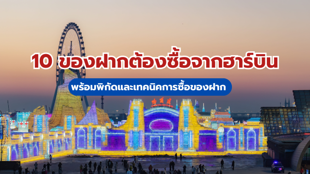 แนะนำ 10 ของฝากต้องซื้อจากฮาร์บิน 2569 พร้อมพิกัดและเทคนิคการซื้อของฝาก