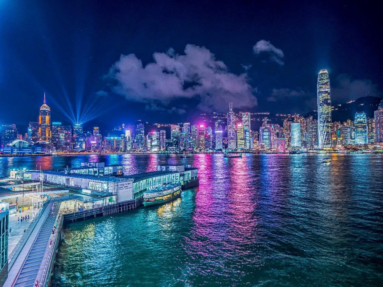 勞動節香港夜景