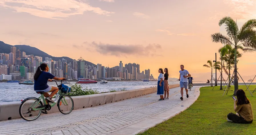 西九藝術公園海濱野餐長廊