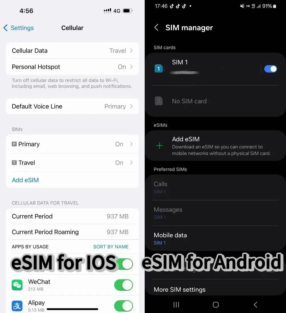 How to set up and use China eSIM?