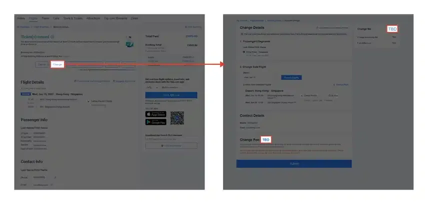 How to Change a Flight on Trip.com Website