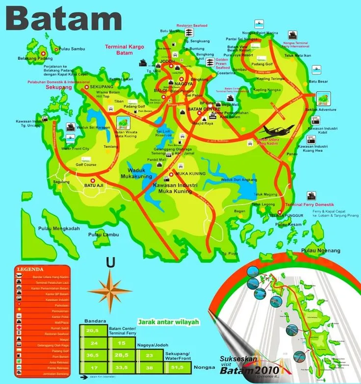 Peta Pulau Batam