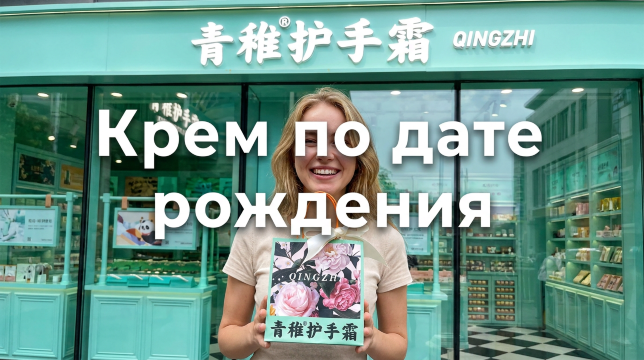 Крем по дате рождения Qingzhi: персональный подарок из Шанхая