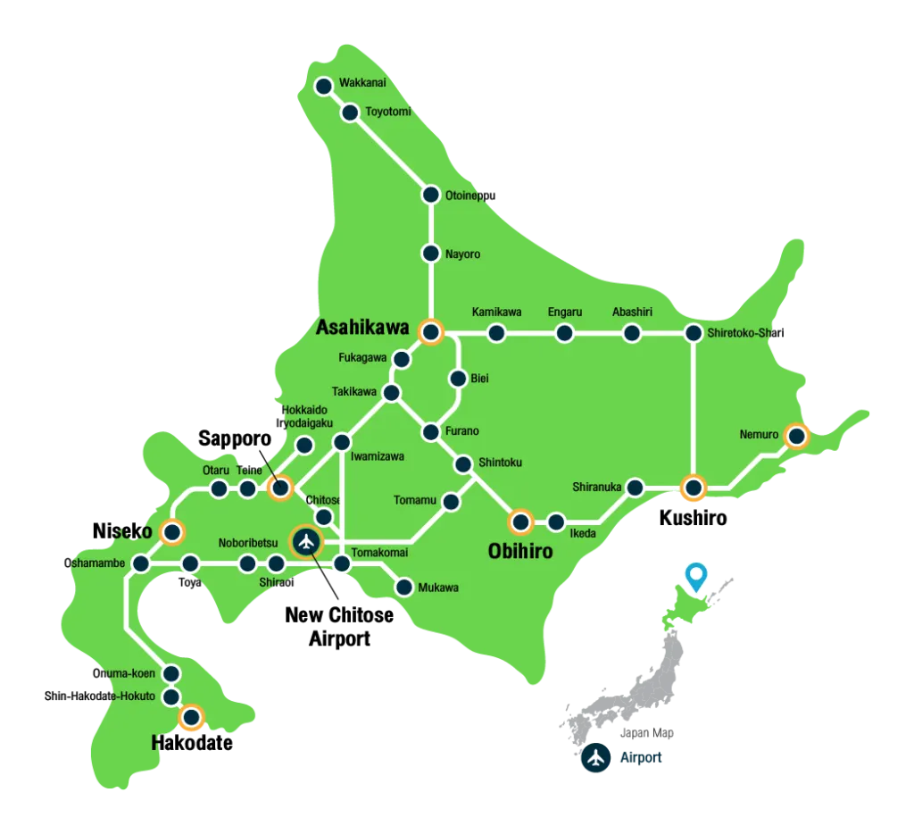 ฮอกไกโด JR PASS Hokkaido Area Pass