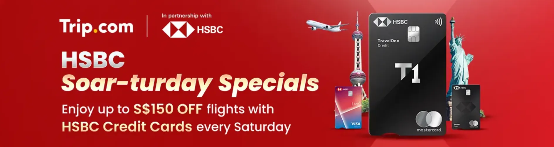 Trip.com Promo Code Singapore: HSBC Soar-turday Specials