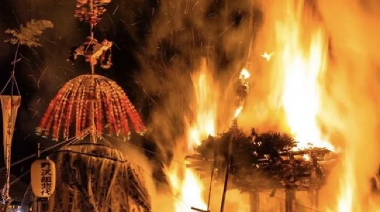 เทศกาลไฟ Nozawa Onsen Fire Festival