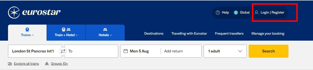 How to Buy Eurostar Tickets on Eurostar Website Step by Step