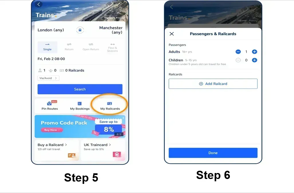 How to get Railcards for over 30s