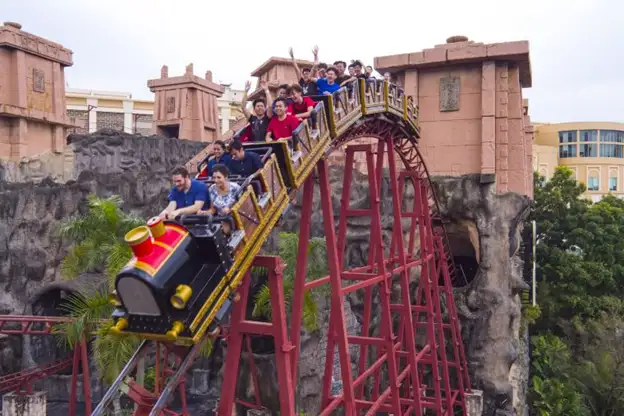 What to Do in Sunway Lagoon Lost City of Gold Scream Coaster