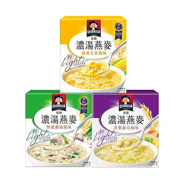 QUAKER 濃湯燕麥／オートミールスープ