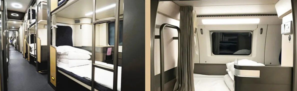 China High-Speed Rail Sleeping Compartment