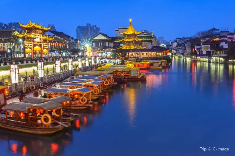 南京氣溫 - 秦淮河畫舫