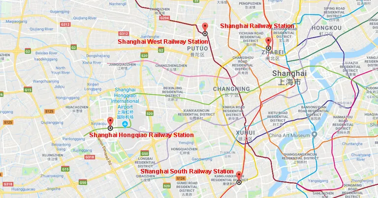 Shanghai Train Station Transportation