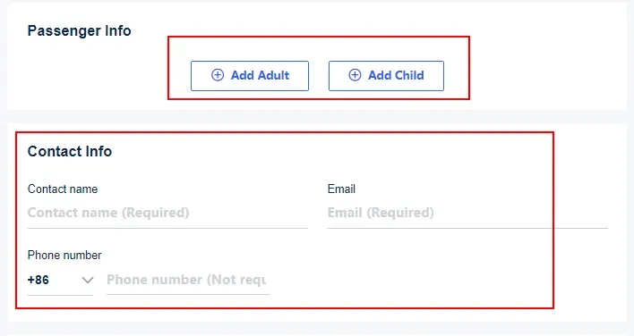 Step 3: Fill in the info.