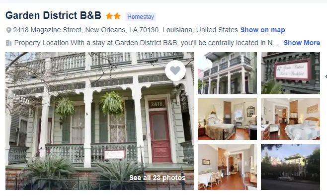 Garden District B&B