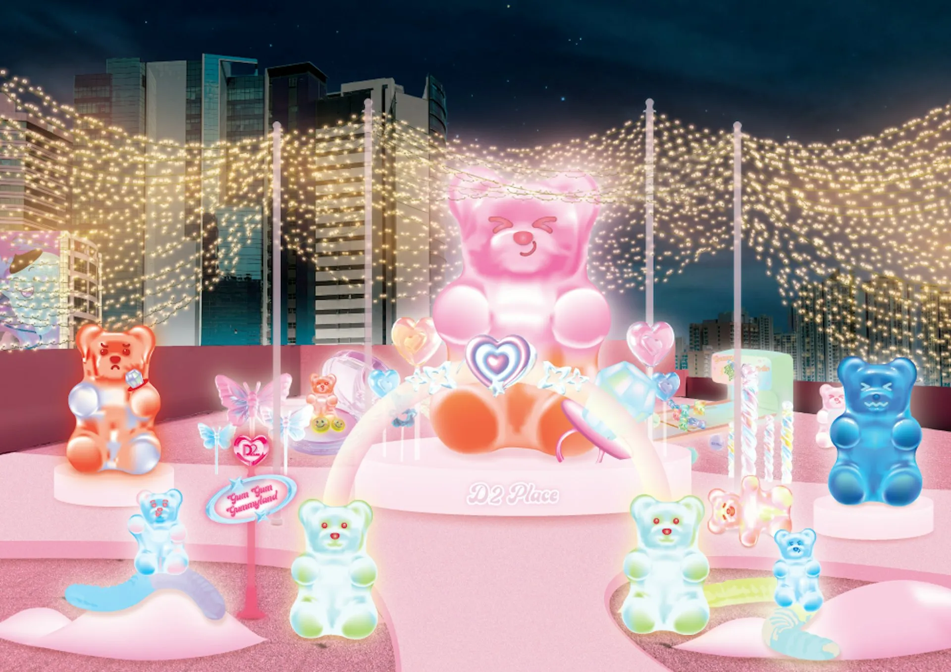 聖誕燈飾 -  D2 Place