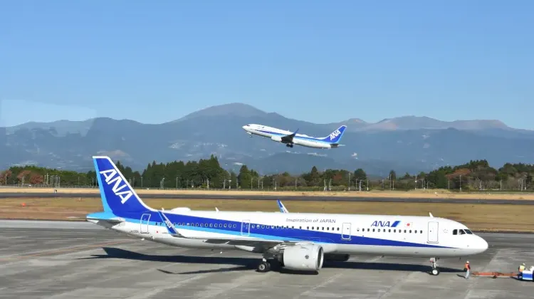 鹿児島空港から海外への直行便は就航数が多い!