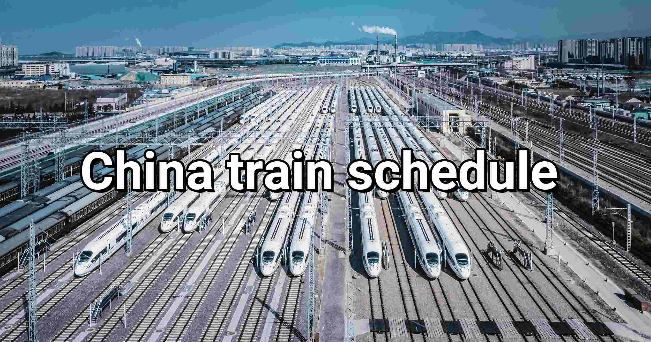 China train schedule 