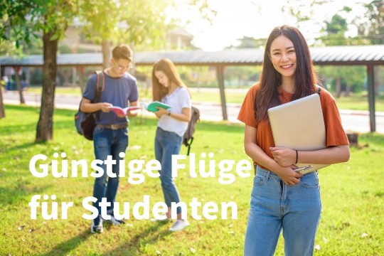 Günstige Flüge für Studenten 2026: 30 % Rabatt sichern