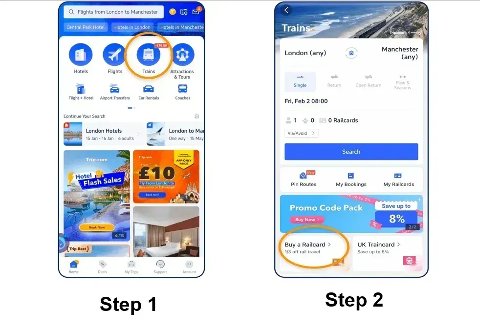 How to get Railcards for over 30s