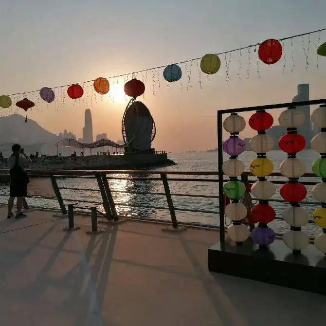 東岸公園是日落打卡好去處