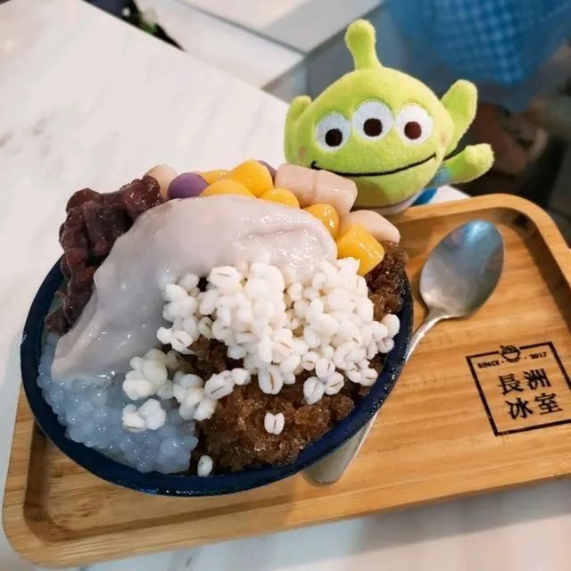 三色芋圓是長洲冰室的長洲人氣美食