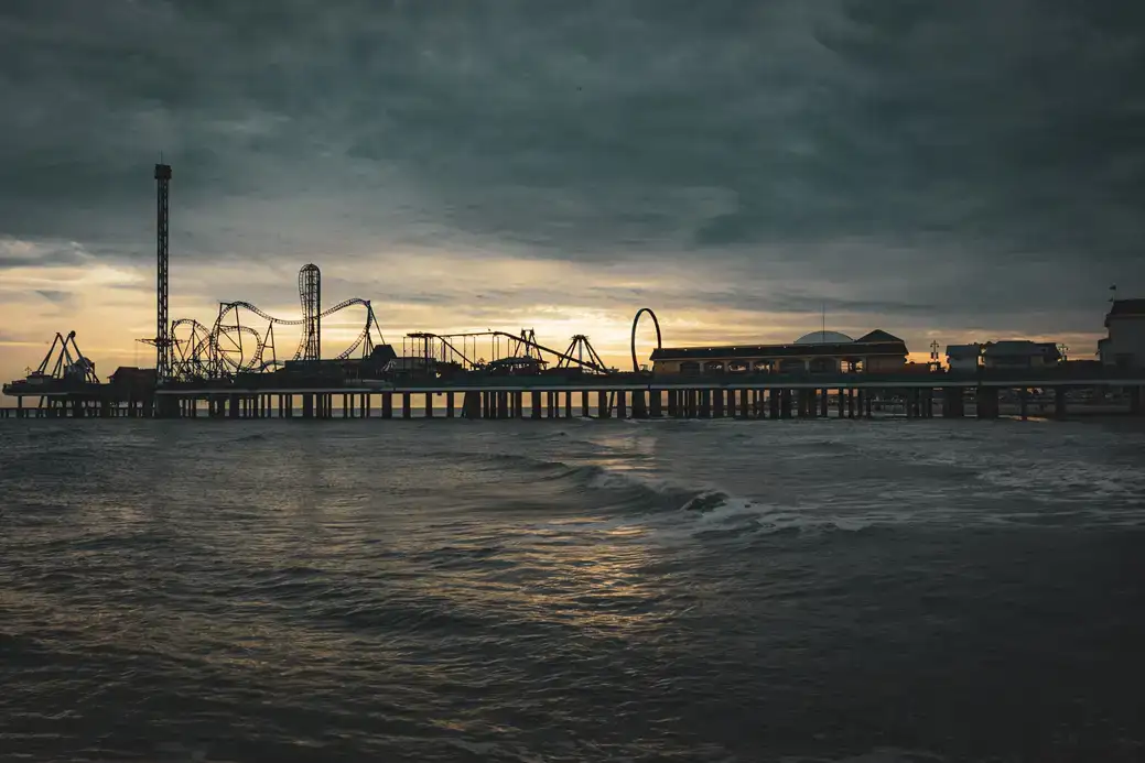 The desolate beauty of Galveston Pier. Source: Terren Hurst / unsplash