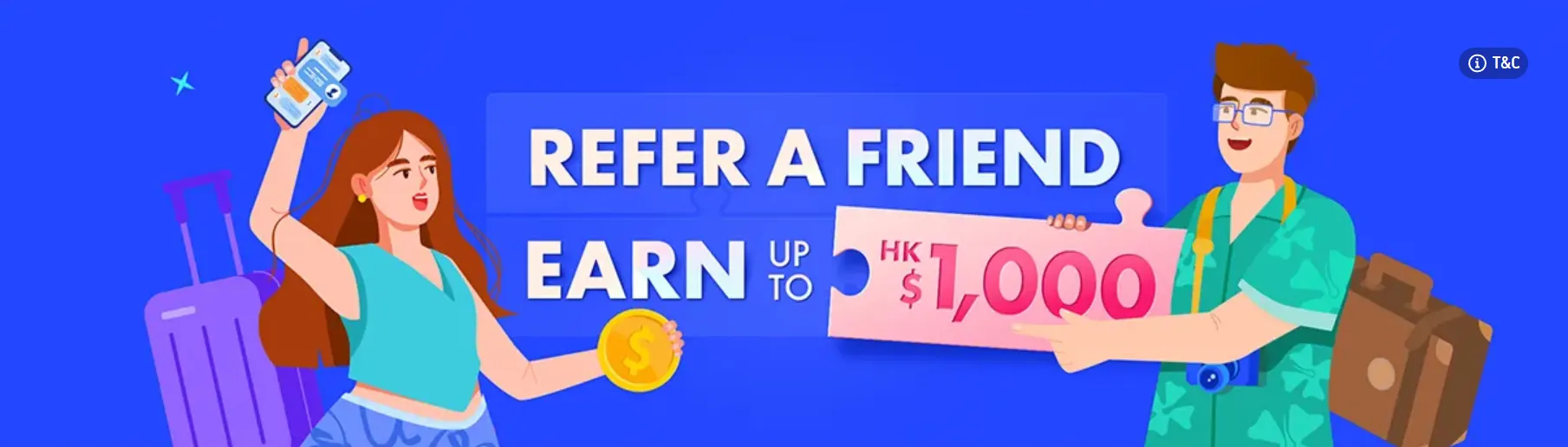 Trip.com Promo Code Hong Kong: Refer Friend Earn