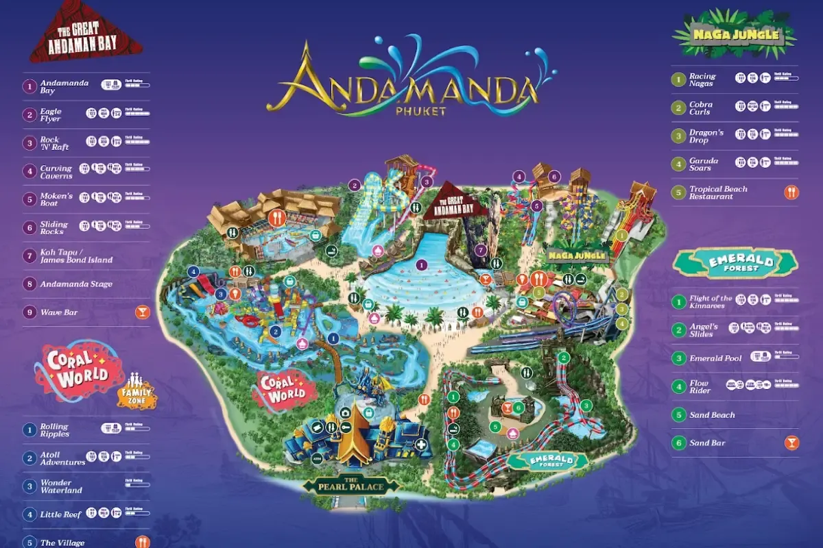 アマンダ・プーケットのマップ