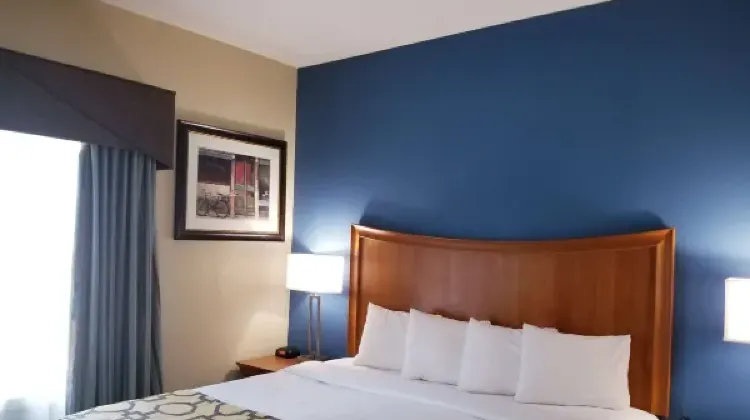 Clean and tidy hotel room at Baymont by Wyndham Indianapolis Northwest