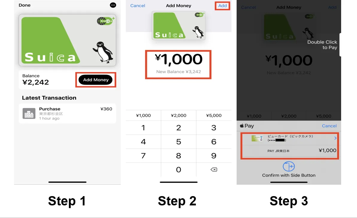 How to Recharge Your Suica Card with Apple Pay