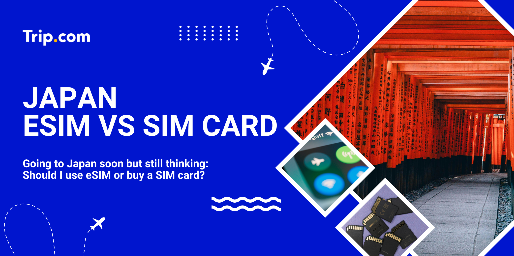 🔍 First Time to Japan? eSIM vs SIM Card Comparison You Must Know! | Trip.com