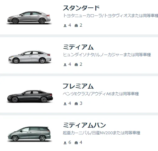 1.多様な車両がある