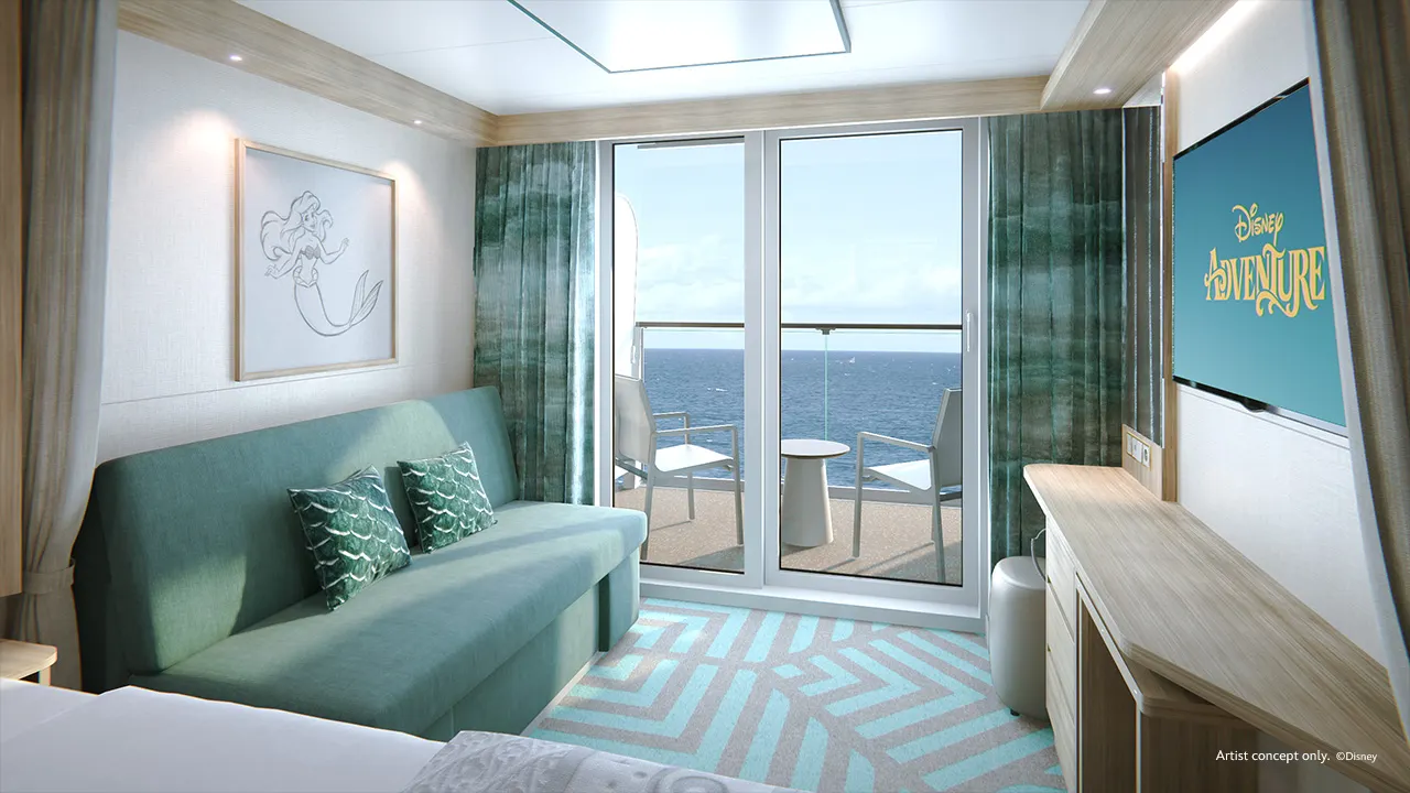 迪士尼探險號遊輪房間