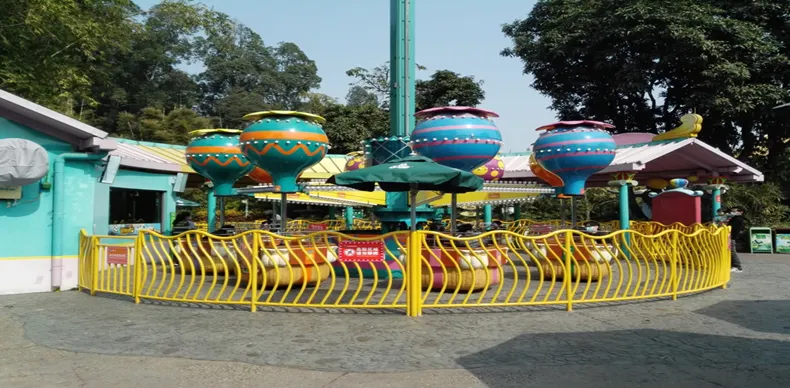 Enjoy thrilling rides in Chimelong Safari Park