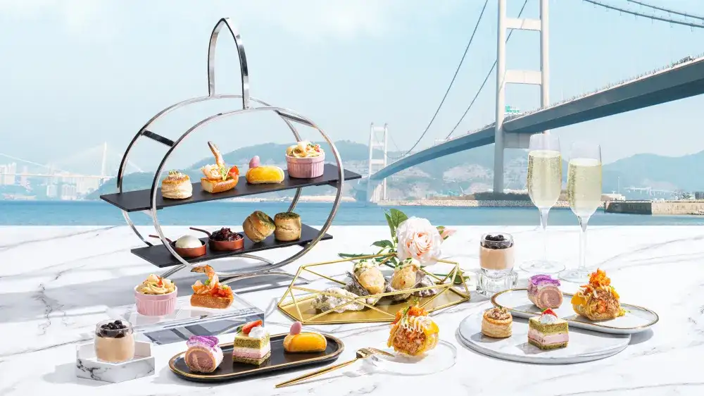 香港挪亞方舟豐盛閣餐廳雙人海景下午茶