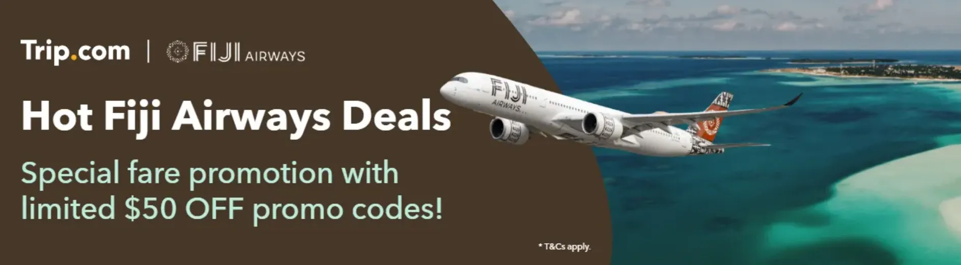 Trip.com Promo Code Australia: Fiji Airways
