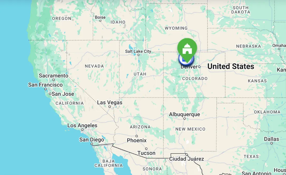 Map of Vail Ski Resort