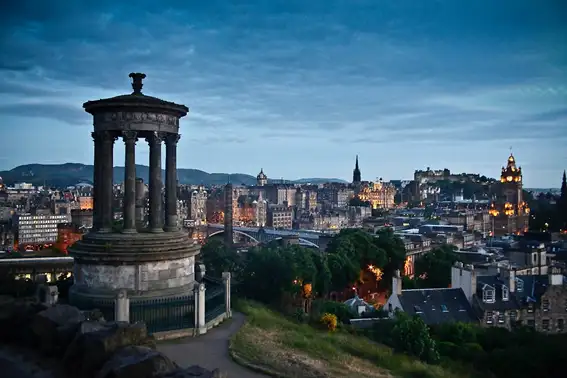The Edinburgh skyline